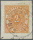 Brfst Württemberg - Einkreisstempel: "GINGEN A.d.FILS  12/2 71" Besserer K1 Auf Kabinett-Briefstück 2 Kr. - Altri & Non Classificati