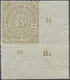 * Norddeutscher Bund - Marken Und Briefe: 1868, 18 Kr. Olivbraun Durchstochen, Bogenecke Rechts Unten - Sonstige & Ohne Zuordnung