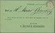 Br Norddeutscher Bund - Marken Und Briefe: 1870 Ca., Vertreter Besuchsanzeige Frankiert Mit 1/3 Grosche - Autres & Non Classés