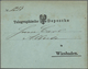 Br Norddeutscher Bund - Besonderheiten: 1871, Telgramm "Telegraphie Des Norddeutschen Bundes" Von Wiesb - Altri & Non Classificati