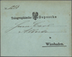 Br Norddeutscher Bund - Besonderheiten: 1871, Telgramm "Telegraphie Des Norddeutschen Bundes" Von Wiesb - Autres & Non Classés