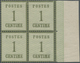 **/*/ Elsass-Lothringen - Marken Und Briefe: 1870, 1 C. Olivgrau, Netzwerk Spitzen Nach Oben, Im Viererblo - Sonstige & Ohne Zuordnung