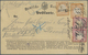 Br Deutsches Reich - Brustschild: 1872, Kleiner Schild 1 Gr. Im Paar + 2x ½ Gr. Auf Express-Karte Eisen - Ungebraucht
