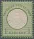 * Deutsches Reich - Brustschild: 1872, 1 Kreuzer Kleiner Brustschild Ungebrauchtes Prachtstück In Tief - Unused Stamps