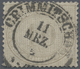 O Deutsches Reich - Brustschild: 1872, 10 Gr. Ziffernzeichnung Gelbgrau Mit Praktisch Vollständiger Po - Unused Stamps