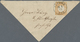 Br Deutsches Reich - Brustschild: 1872, Kleiner Schild 1/2 Gr. Orange Auf Orts-DREIECKSBRIEF Mit K1 "AL - Neufs