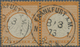 O Deutsches Reich - Brustschild: 1872, 2 Kr. Orange, Kleiner Schild, Im Waagerechten Paar, Sehr Sauber - Nuovi