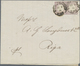Br Deutsches Reich - Brustschild: 1872, Grosses Schild 1/4 Gr Graupurpur Als Paar Auf Drucksache Von St - Nuovi