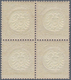 ** Deutsches Reich - Brustschild: 1872, 3 Kr. Perfekt Zentrierter Luxus-Block, Variante: Adlerprägung E - Neufs