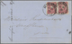Br Deutsches Reich - Pfennige: 1875, 10 Pfennige Blutrot, Farbfrisches Waagerechtes Paar Als Portogerec - Lettres & Documents