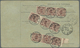 Br Deutsches Reich - Krone / Adler: 1891, 50 Pf Krone/Adler, 10 Stück Incl. Zwischensteg-Paar Und Oberr - Ungebraucht