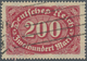 O Deutsches Reich - Inflation: 1923, 200 Mark Queroffset Karminrot Mit Plattenfehler "letztes S Von De - Lettres & Documents