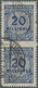 O Deutsches Reich - Inflation: 1923, 20 Mio. Korbdeckelmuster In Der Type "B" Durchstochen Als Senkrec - Lettres & Documents