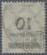 O Deutsches Reich - Inflation: 1923, 10 Mrd. Auf 50 Mio. M. Rosettenmuster, Schwarzopalgrün, Gest., Ei - Lettres & Documents