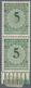 * Deutsches Reich - Weimar: 1923, Freimarken Rentenpfennig, 5 Pfg. Im Ungebrauchten Senkrechten Randpa - Ongebruikt