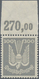 ** Deutsches Reich - Weimar: 1924, 300 Pfg. Flugpostmarke "Holztaube", Postfrisches Oberrandstück Mit W - Nuovi