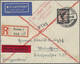 Br Deutsches Reich - Weimar: 1929, 1 M Schwarz/rosa, EF Auf Luftpost-Einschreibe-Eilboten-Brief Mit Son - Nuovi