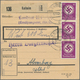 Br Deutsches Reich - Dienstmarken: 1934, 40 Pf Dunkellila, Partie Mit 3 Versch. Paketkarten, Dabei Einz - Servizio