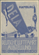 Br Deutsches Reich - Halbamtliche Flugmarken: 1933, DELA-Ballonpost, Alle Drei Vignetten Je Auf Entspre - Posta Aerea & Zeppelin