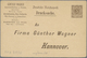 GA Deutsches Reich - Privatganzsachen: 1900, 3 Pfg Krone/Adler Privat-Ganzsachenkarte "Günther Wagner H - Altri & Non Classificati