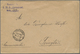 Br Deutsche Post In China - Stempel: German Offices, 1908. Stampless Envelope Addressed To Tsingtau Can - Deutsche Post In China