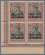 Delcampe - ** Deutsche Post In Marokko: 1900, Der Sog. Fette Aufdruck, Sechs Postfrische Viererblöcke, Dabei Drei - Maroc (bureaux)