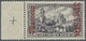 ** Deutsche Post In Marokko: 1905, Postfrisches Randstück Mit Plattennummer. - Deutsche Post In Marokko