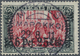 O Deutsche Post In Marokko: 1911, 6 P 25 C Auf 5 M Deutsches Reich, Zentrisch Gestempelt, Signiert Sch - Deutsche Post In Marokko