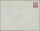 GA Deutsche Post In Der Türkei - Ganzsachen: 1889, Probedruck 20 Para / 10 Pf. Adler GS-Umschlag Mit Dü - Deutsche Post In Der Türkei