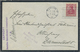 Br Deutsche Post In Der Türkei - Stempel: 1916, 10 Pfg. Germania Auf Trauerbrief Des Vizekonsuls Fabric - Turchia (uffici)