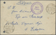 Br Deutsche Post In Der Türkei - Stempel: 1918, Portofreier Feldpostbrief Mit Tarn-Aufgbestempel "Deuts - Deutsche Post In Der Türkei