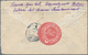 Br Deutsche Post In Der Türkei - Stempel: 1915/1917, Zwei Belege (1x über Türk. Landespost Mit Blauem N - Deutsche Post In Der Türkei