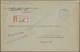 Br Deutsche Post In Der Türkei - Stempel: 1918, Eingeschriebene "portofreie Dienstsache" Mit Nummern-Ta - Turquie (bureaux)