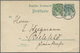 GA Deutsch-Ostafrika - Vorläufer: 3.10.1892, 5 Pfg. DR- Ganzsachenkarte Mit 5 Pfg. Als Zusatzfrankatur - Deutsch-Ostafrika