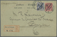 Br Deutsch-Ostafrika: 1898. Eingeschrieben Bildpostkarte "Gouverneurs Villa, Dar-es-Salaam" (vertikaler - Deutsch-Ostafrika