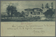 Br Deutsch-Ostafrika: 1898. Eingeschrieben Bildpostkarte "Gouverneurs Villa, Dar-es-Salaam" (vertikaler - Africa Orientale Tedesca