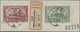 Brfst/O Deutsch-Ostafrika: 1906, 1 R. Und 2 R. Kaiseryacht 2 Glasklare Luxusstücke Auf Briefstück Mit R-Zett - Deutsch-Ostafrika