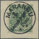 Brfst Deutsch-Ostafrika - Stempel: "MARANGU" Luxusabschlag Vom 27.5.1897 Auf Schönem Briefstück Mit 3 Pesa - Deutsch-Ostafrika