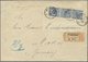 Br Deutsch-Südwestafrika - Vorläufer: 1892/99, 20 Pfennig Krone&Adler Als Senkrechter Dreierstreifen Au - Sud-Ouest Africain Allemand