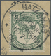 Brfst Deutsch-Südwestafrika - Stempel: HATZAMAS 11/7 04, Voller Abschlag Auf Briefstück Mit 5 Pfg. - Africa Tedesca Del Sud-Ovest