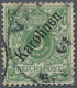 O Deutsche Kolonien - Karolinen: 1899. 5 Pf Krone/Adler "Karolinen" (48°), Gestempelt "... 01". (Miche - Isole Caroline