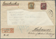 Br Deutsche Kolonien - Karolinen: 1905, R-Brief Mit 25 Pfg., 80 Pfg. Und Siegel-Stempel "PONAPE" Nach N - Isole Caroline