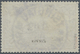 O Deutsche Kolonien - Kiautschou: 1905. 1½ $ Schiffstype, 26:17 Zähnungslöcher, Gestempelt "Tsingtau 9 - Kiautschou