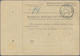 Br Deutsche Kolonien - Kiautschou: 1914, (26.5.) 1 1/2 Dollar Mit 40 Cents Auf Paketkarte Der Firma"THE - Kiautchou
