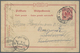 GA Deutsche Kolonien - Kiautschou - Ganzsachen: 1899 (13.7), 10 Pfg. GA-Karte Krone Adler Mit Aufdruck - Kiaochow