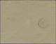 Br Deutsche Kolonien - Marshall-Inseln: 1897 20 Pf. Überdruck-Marke Auf Brief Am 1.8.97 Ab JALUIT Nach - Isole Marshall