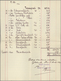 Deutsche Kolonien - Marshall-Inseln - Besonderheiten: 1911 Jaluit, 4-seitiger Rechnungsbogen  Der Ha - Isole Marshall