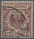 Deutsche Kolonien - Samoa - Vorläufer: 1886/1890 (ca): 50 Pf. Bräunlichrot, Farbfrisches Kabinettstü - Samoa