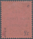 * Deutsche Kolonien - Togo - Britische Besetzung: 1914. 80 Pfg., Individual Setting, 3 Mm, Abart: Enge - Togo