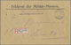 Br Militärmission: 1918, FELDPOST MIL. MISS. KONSTANTI'NOPEL-8-1-1918 Auf R-Feldpost-Vordruckbrief Nach - Turquie (bureaux)